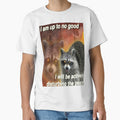 I am up to no good, I will be actively disturbing the peace - funny raccoon quote by DuBistMeineFluc