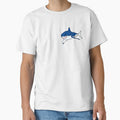 Minimalist Great White Shark by Provinces de France