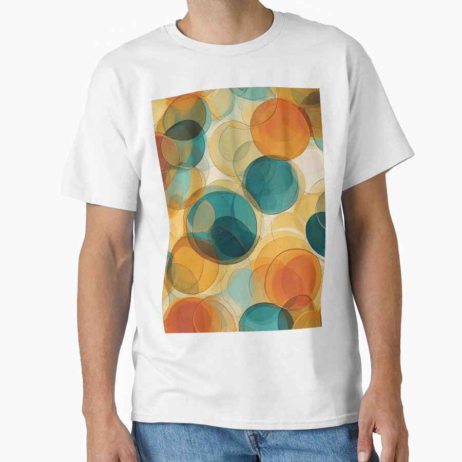 Retro Overlapping Circles by Designbes
