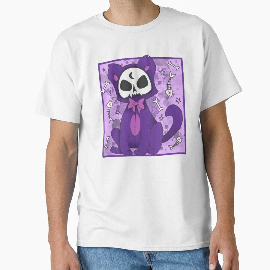 Pastel goth cute purple cat by Kink Collective