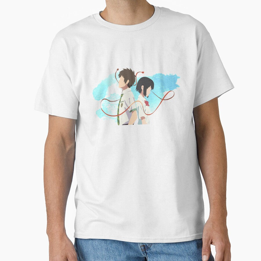 Your Name Minimalist (Taki and Mitsuha) by Daniel Megeary