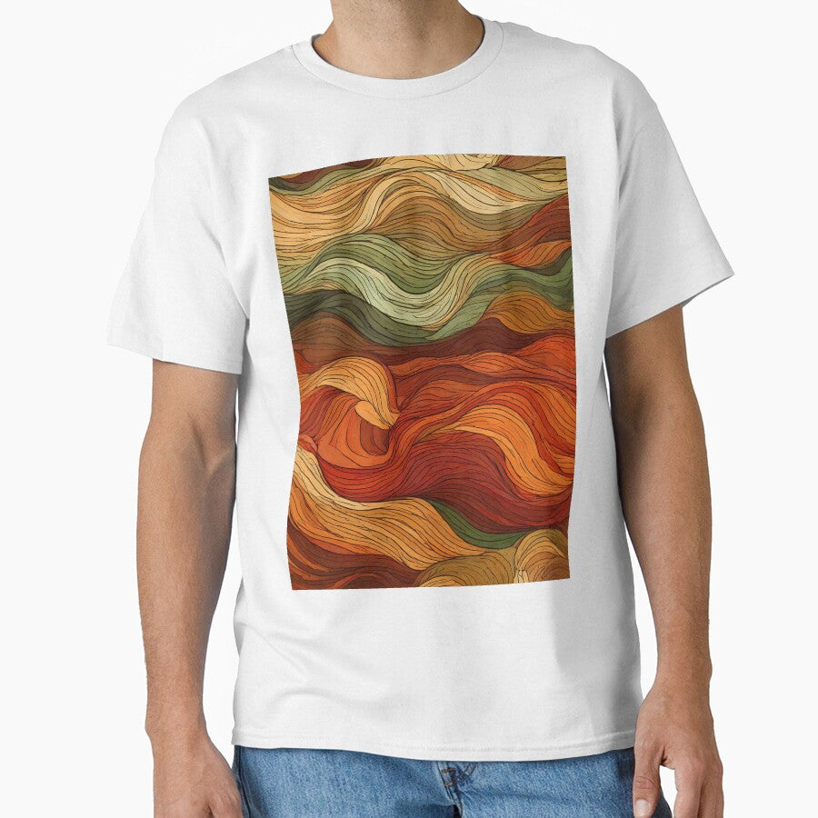 Free Flowing Wave Pattern by Designbes
