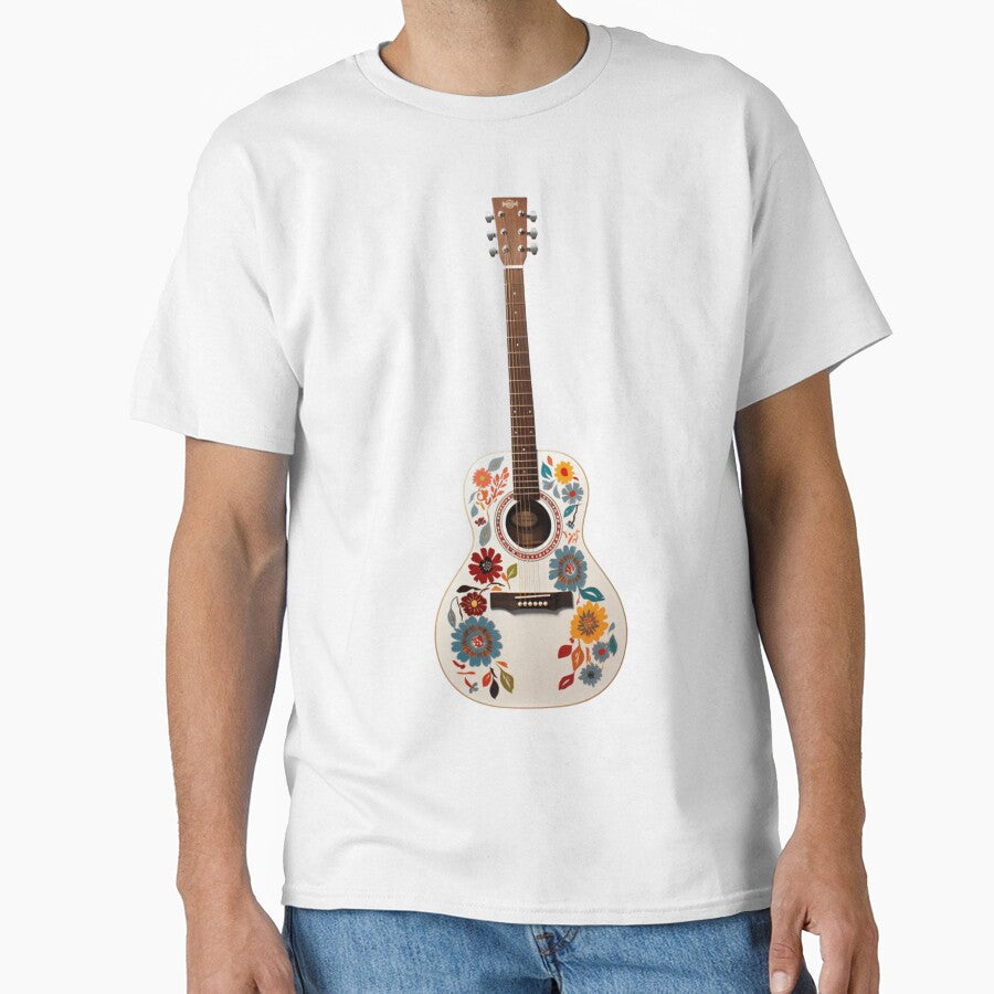 A Hippie Acoustic Guitar by GoodOldVintage