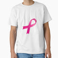 Believe Pink Ribbon T-Shirt | Breast Cancer Awareness Tee by AllStarMerch