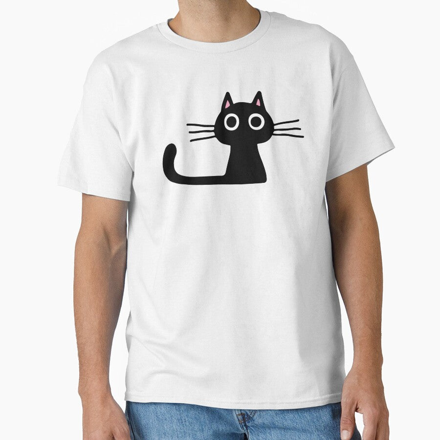 Cutie Kitty Cat Wide Eyed Black Kitten by Jenn Inashvili