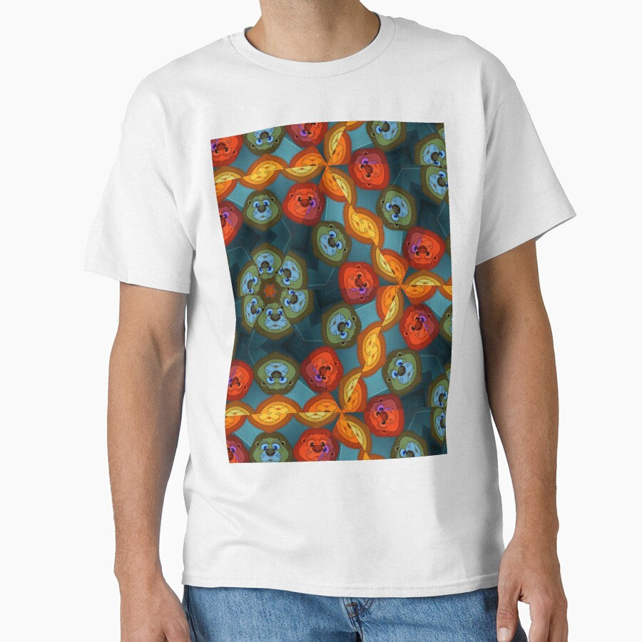 Retro abstract illustration flowers pattern. by DaliaSabryTee