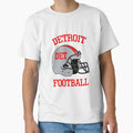 Detroit Football T-Shirt for Men and Women by AllStarMerch