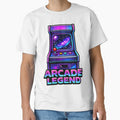 Arcade Legend Retro Gaming Machine – Neon Vaporwave Arcade Gamer Design by NuniDesigns