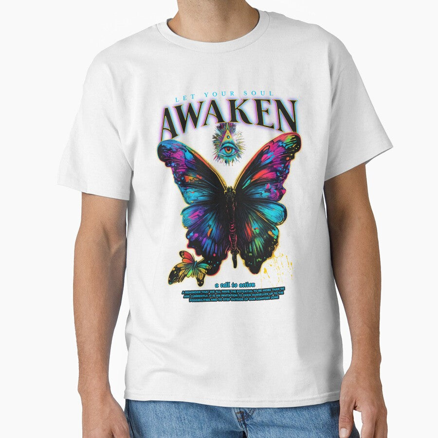 Awaken Butterfly Graphic T-shirt by himx05