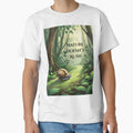 Slow Living Snail Art – “Nature Doesn’t Rush” Calm Forest Illustration by Deezyned