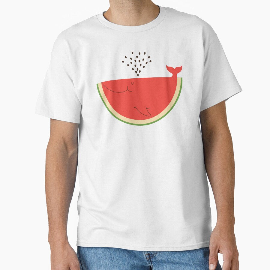 Watermelon Whale by ilovedoodle