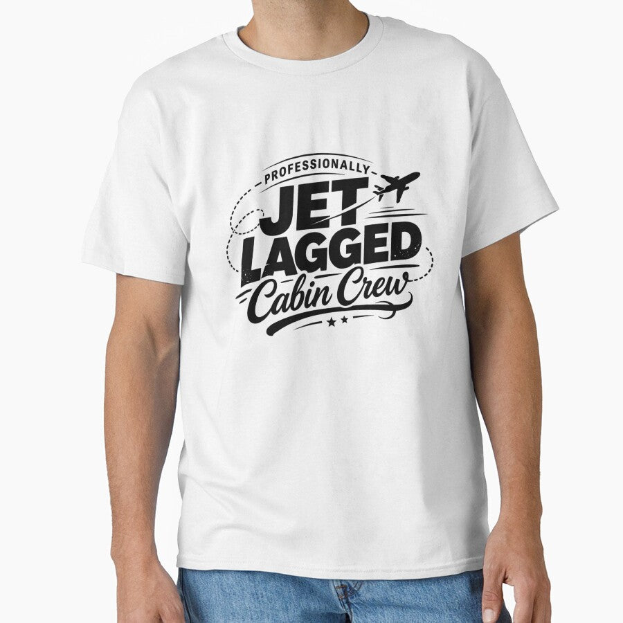 Professionally Jet Lagged – Funny Cabin Crew & Flight Attendant by Pawsome Quotes