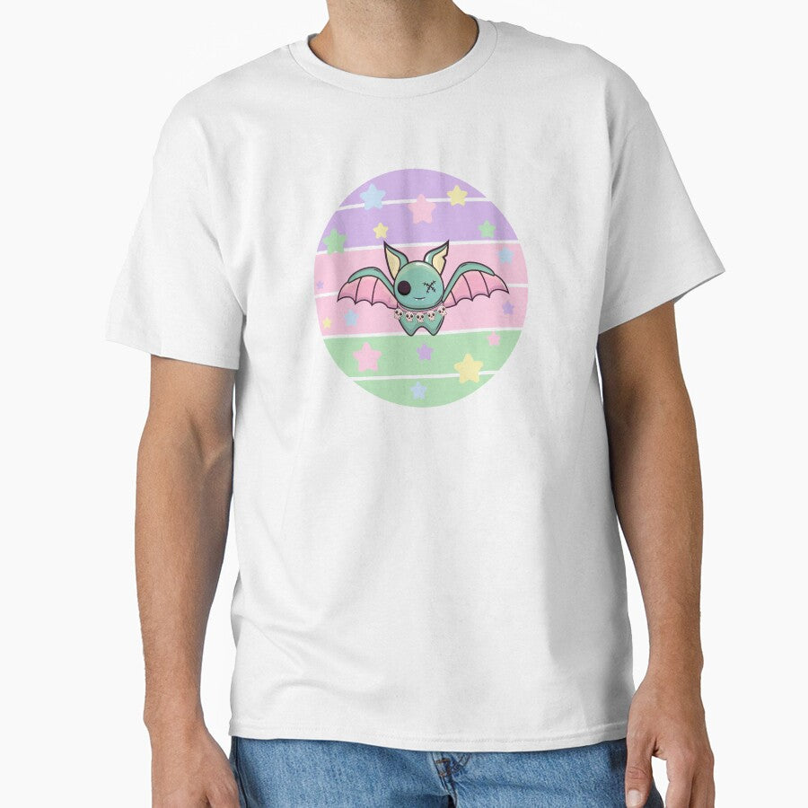 Cute Bat and Stars - Pastel Goth by GoseStudio