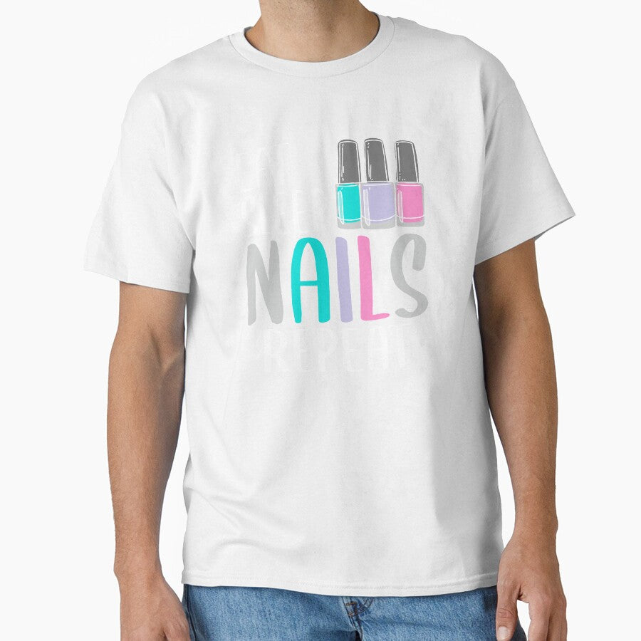 Nail Tech Beautician, Nails Repeat Expert, Nail Techs Color Your World Cosmetology by Merchking1