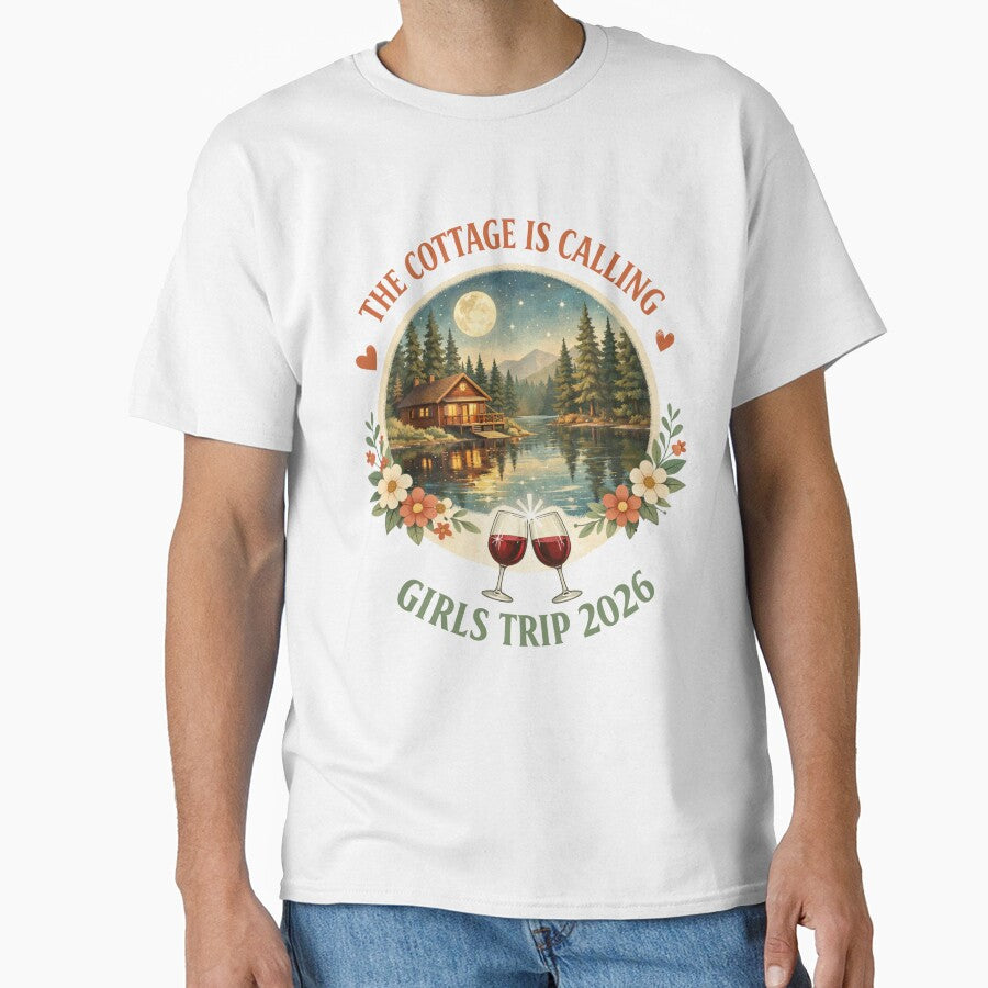 The Cottage Is Calling Funny Girls Trip 2026 Vibes by Pawsome Quotes