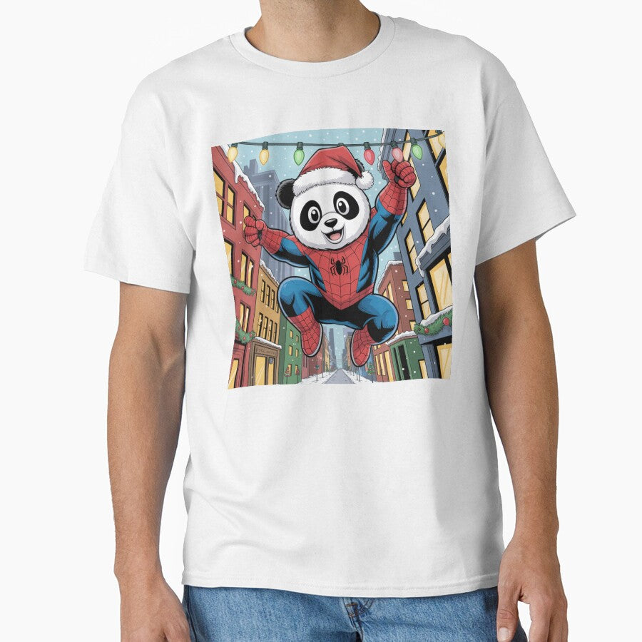 Spider Panda | T-Shirt by NicolasGlowArt