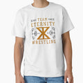 geometric varsity sports wrestling team - embroidery iron patch textured graphic artwork by hayrpictures