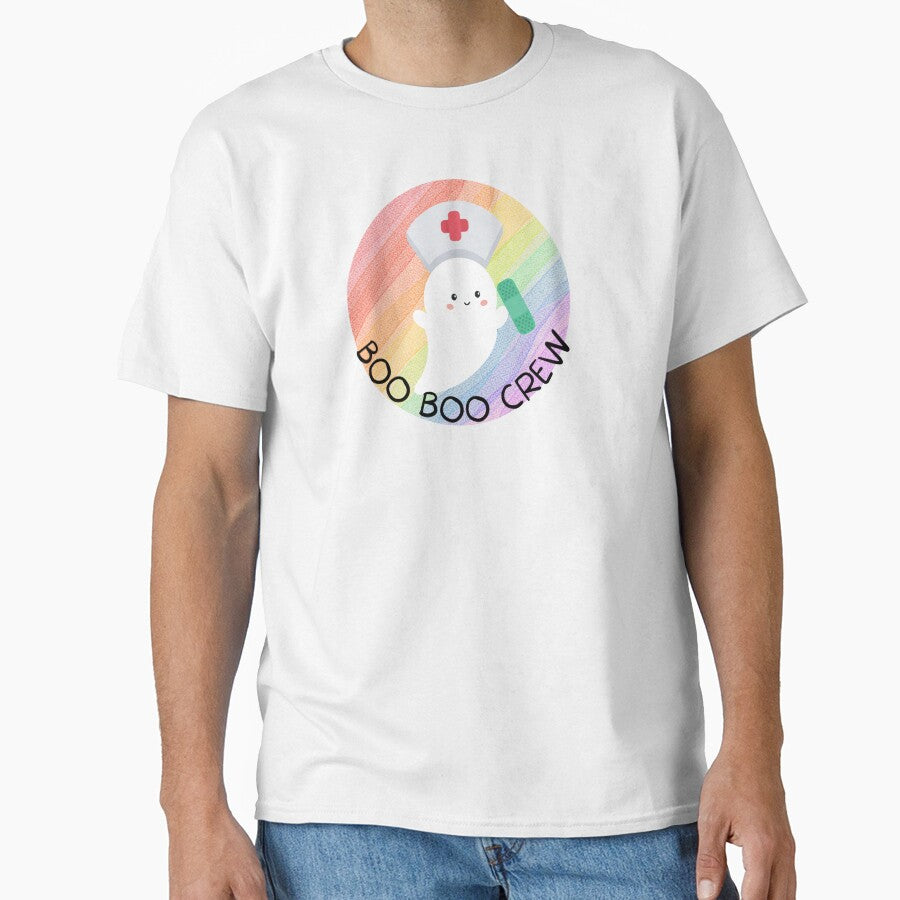 Boo Boo Crew Nurse Ghost Halloween by ZazzyPumpkin