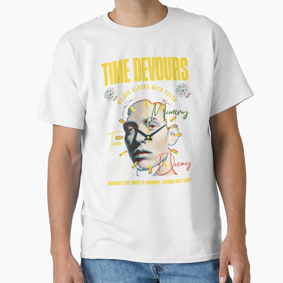 Time Devours, Y2K Style Tee by xneii