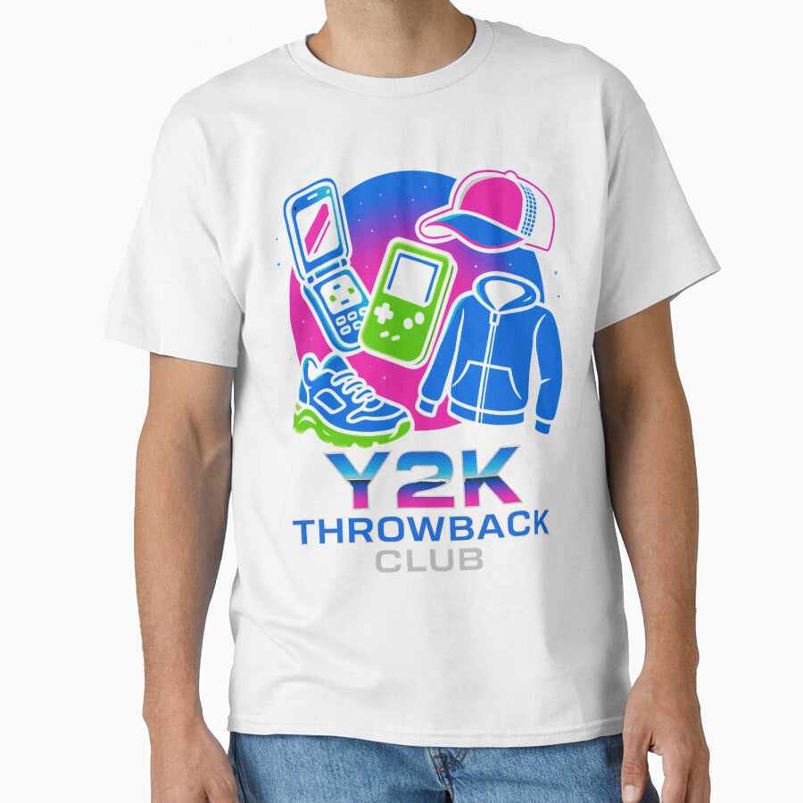 Y2K Throwback Club - Retro 2000s Nostalgia Aesthetic by HROC