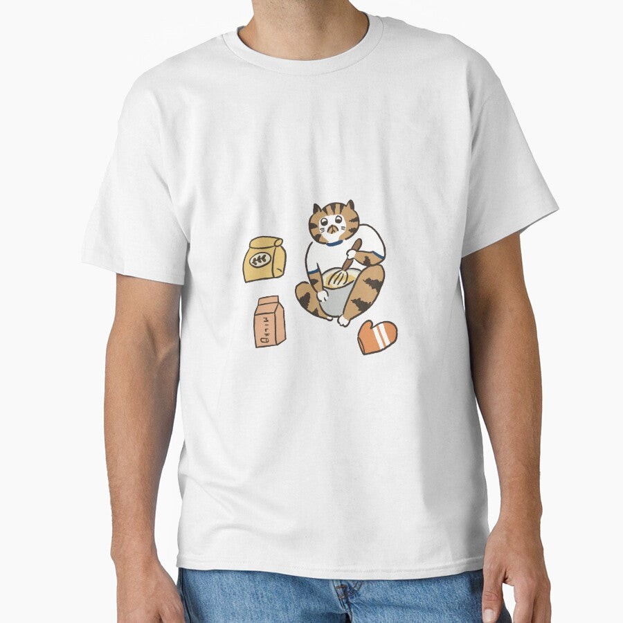 funny cat and bread,cat drawing by LittleAdong