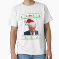 Official Donald Trump Mug Shot Ugly Christmas T-Shirt, Trump Mug Shot Crew Neck Christmas Sweatshirt, Instant Camera, Ugly Sweater, Holiday Party Shirt by conne89