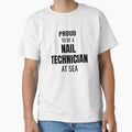 Proud to be a Nail Technician at Sea (Black) by ShipCrewNation