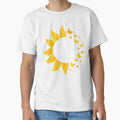 Cute Elderly White Hippie Psychedelic Colors Flower Child Style by Feather Art