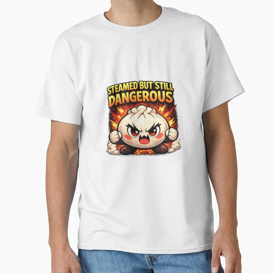 Steamed But Still Dangerous – Power Puff Bao Bun Anime Shirt by Kevin Shearer