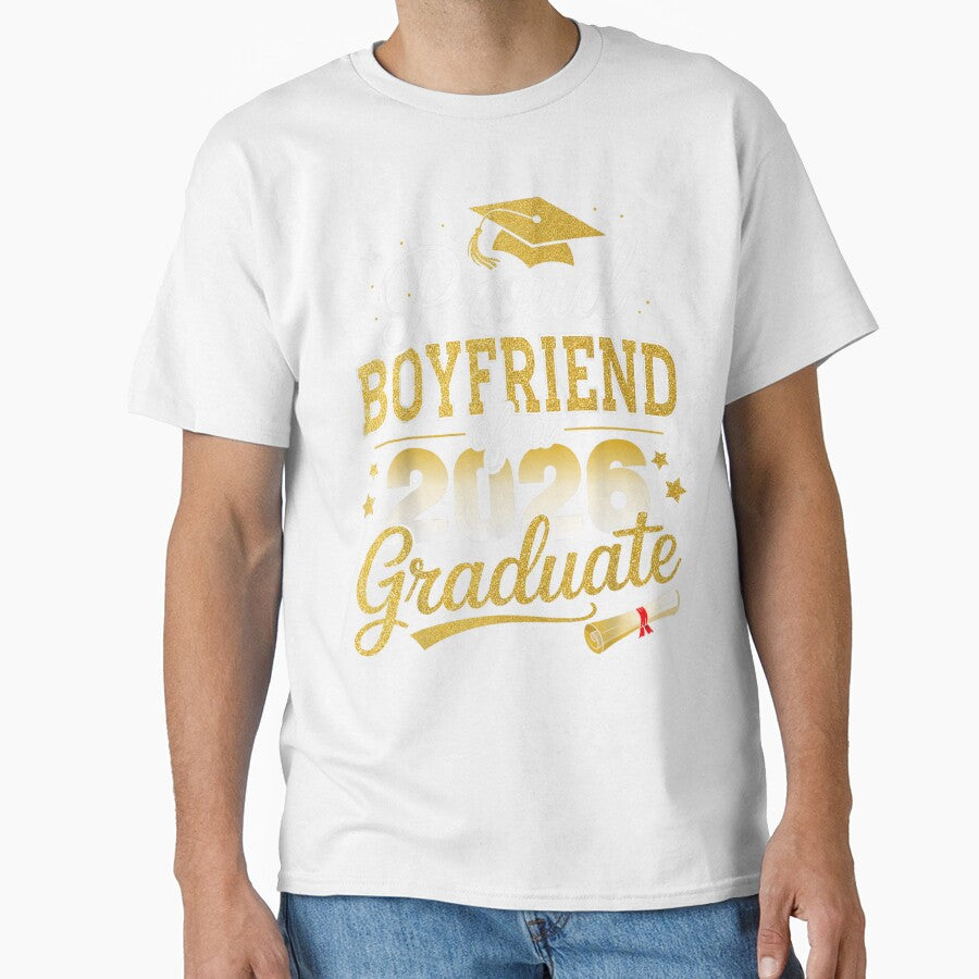 Proud Boyfriend of Class of 2026 Graduate Senior Graduation by zenzeroart ⭐⭐⭐⭐⭐