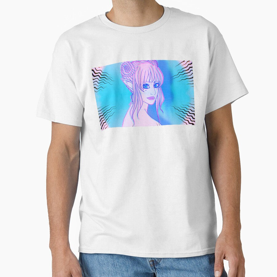 Retro Kawaii Anime Elf Vaporwave Inspired by LyAnMeArt