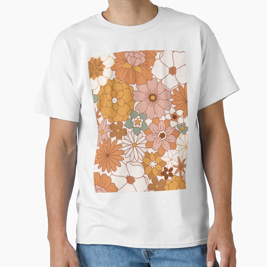 Groovy Retro Flowers by Everythingafter