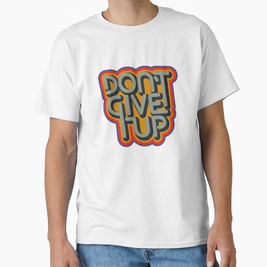 Don't Give Up: Inspirational Graphic Print by BanaEnjoyer2