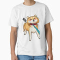 Shiba Inu Pulls the Leash by WonderDrawer