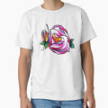 Watercolor Tattoo Inspired Carnation and Rose by Greg Donchatz