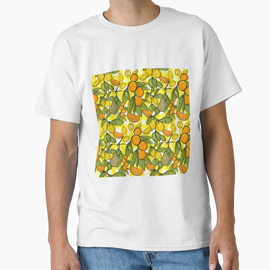 Citrus and Gingham Orange by willowsbunnies