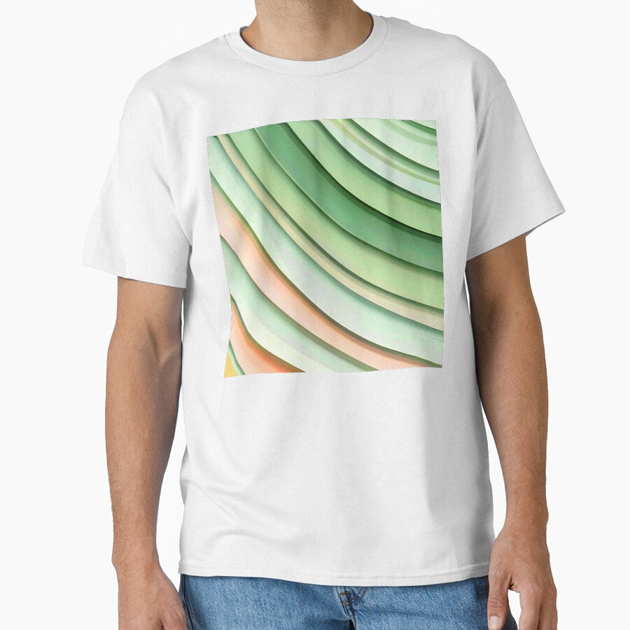 Boho-Style Lime-Cream And Peach Swirls Designs by DEC02