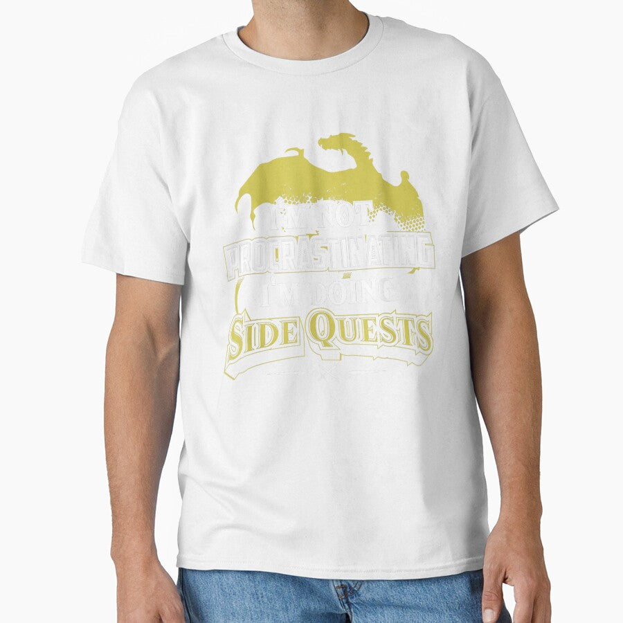 Great Gaming Gifts for Video Gamer RPG Gamer T-Shirt: I'm Doing Side Quests by animal-x1