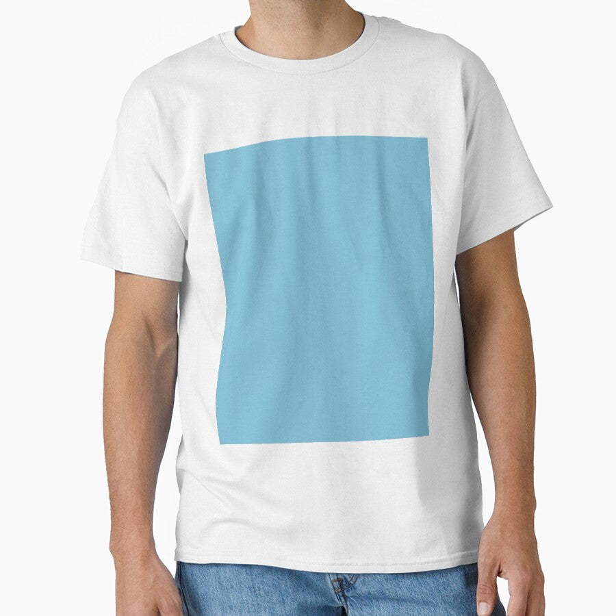 Plain Solid Color Medium Blue Pastel Blue Soft Blue Baby Blue by mimihuang creations