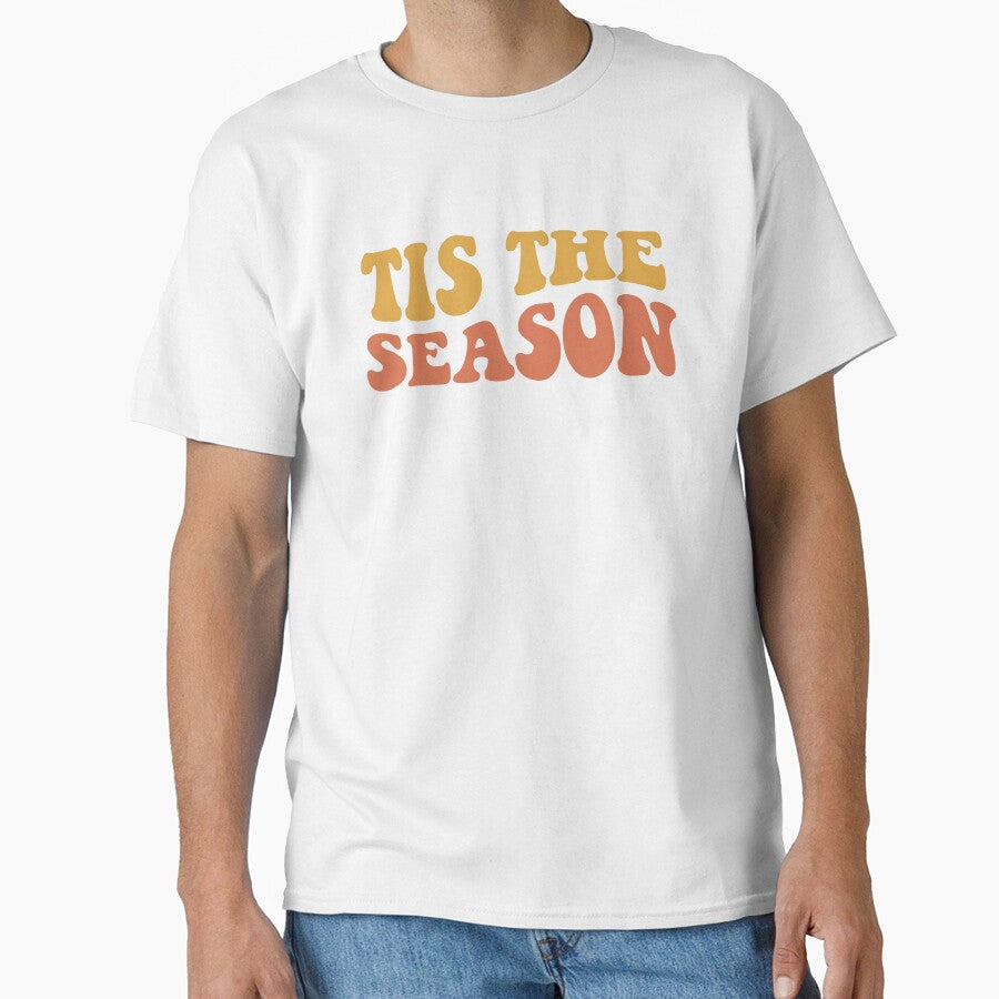Tis the Season Retro Holiday Typography by GamerGearTees