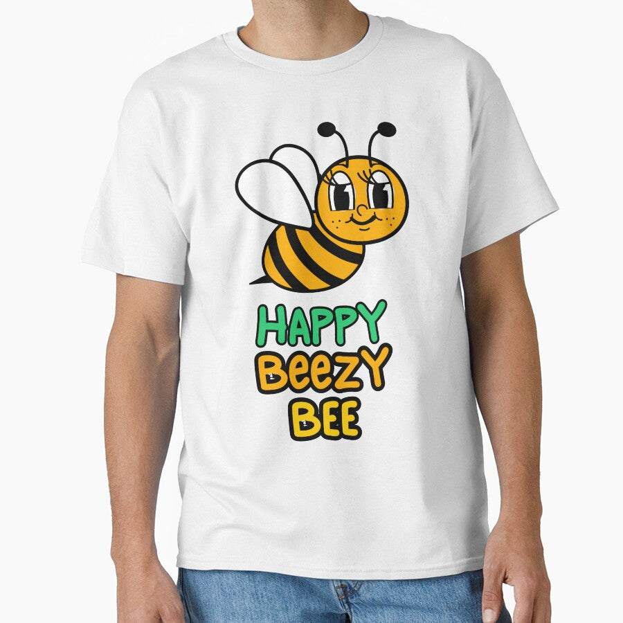 Happy Beezy Bee short sleeve onesie by Belle Treasure Chest by Luetta  Stuger- Fleming
