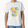 Go Ask Your Dad Funny Preppy Aesthetic Retro Smiley by HBDStudio