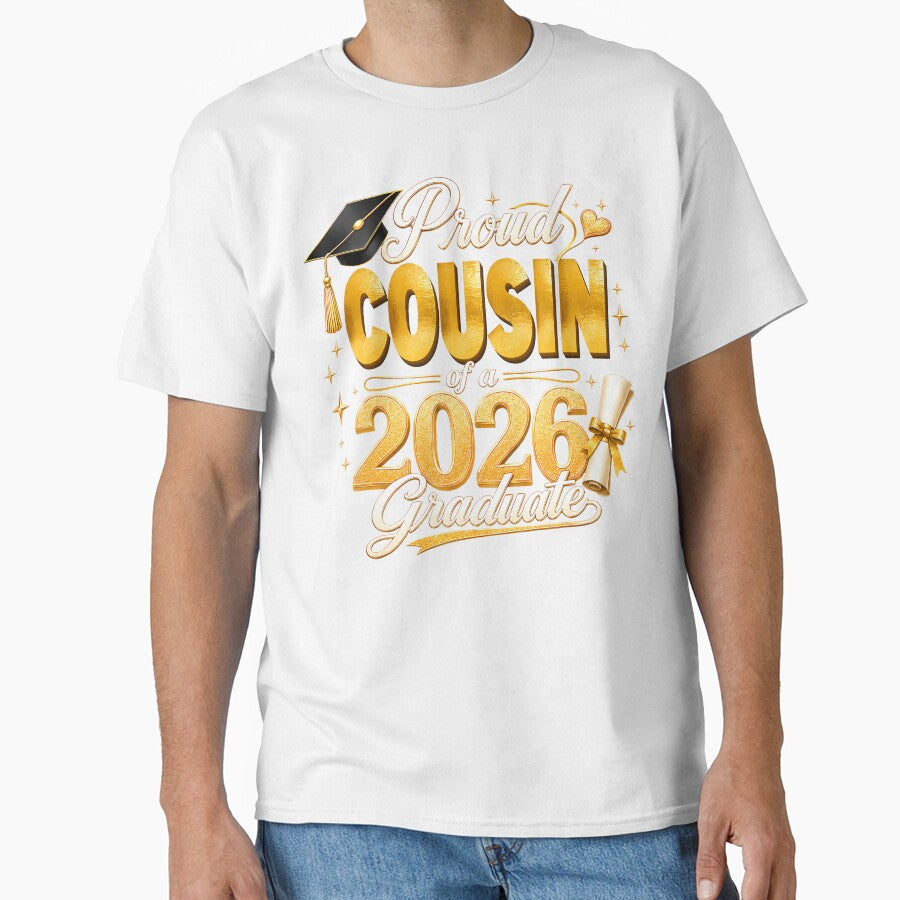 Proud Cousin 2026 Graduate Senior Graduation Family Pride by Fereskabilon