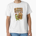 Burger Bigger Than My Head Funny Food Sticker Souvenir Summer Edition by Imaginarium of Chaos falcon88