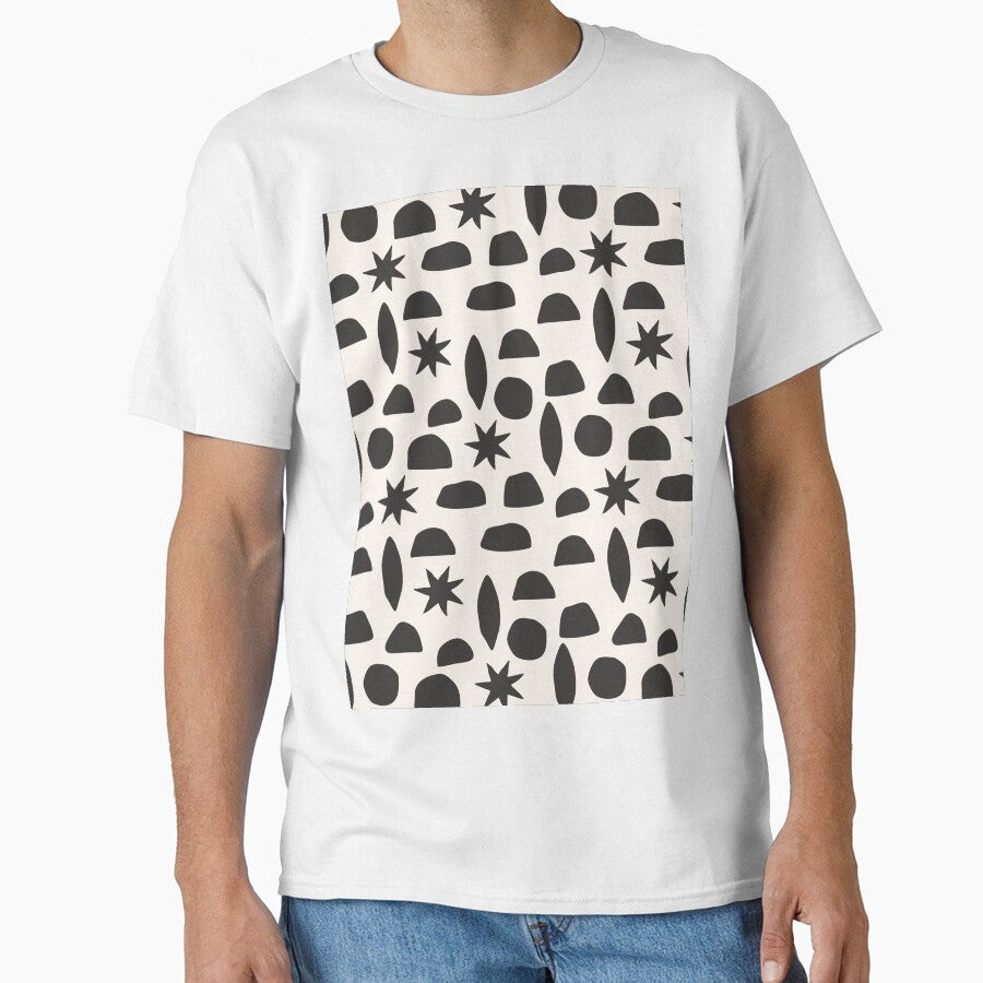 BOHO HENRI MATISSE CHARCOAL BLACK ON CREAM by blomastudios