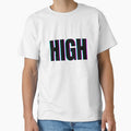 HIGH – Neon Glitch Typography Design by BloomOfDesign