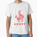 Ugly Christmas Reindeer Crew Neck Xmas Tee Funny by PhilzaMerch