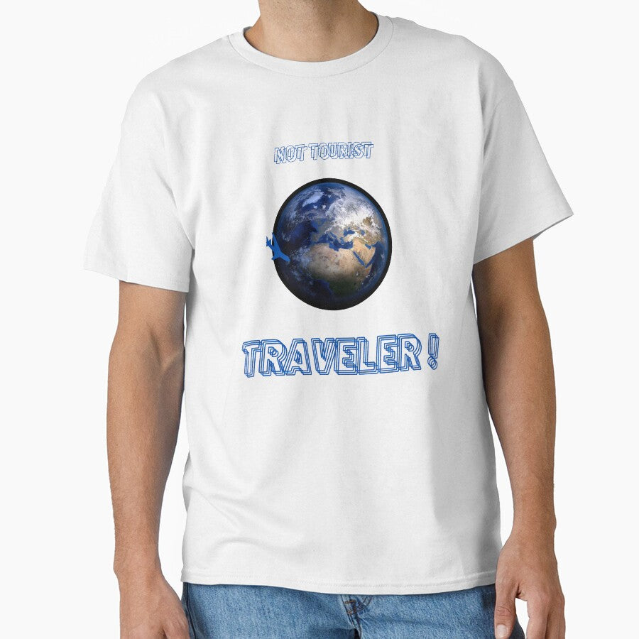 Not tourist - traveler dark blue by Soratravels