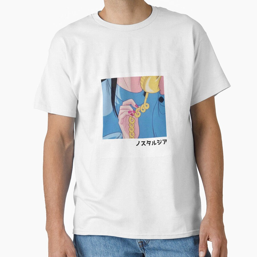 Are you there? Anime Retro Phone | Retro Anime Aesthetic by PopUpShirt