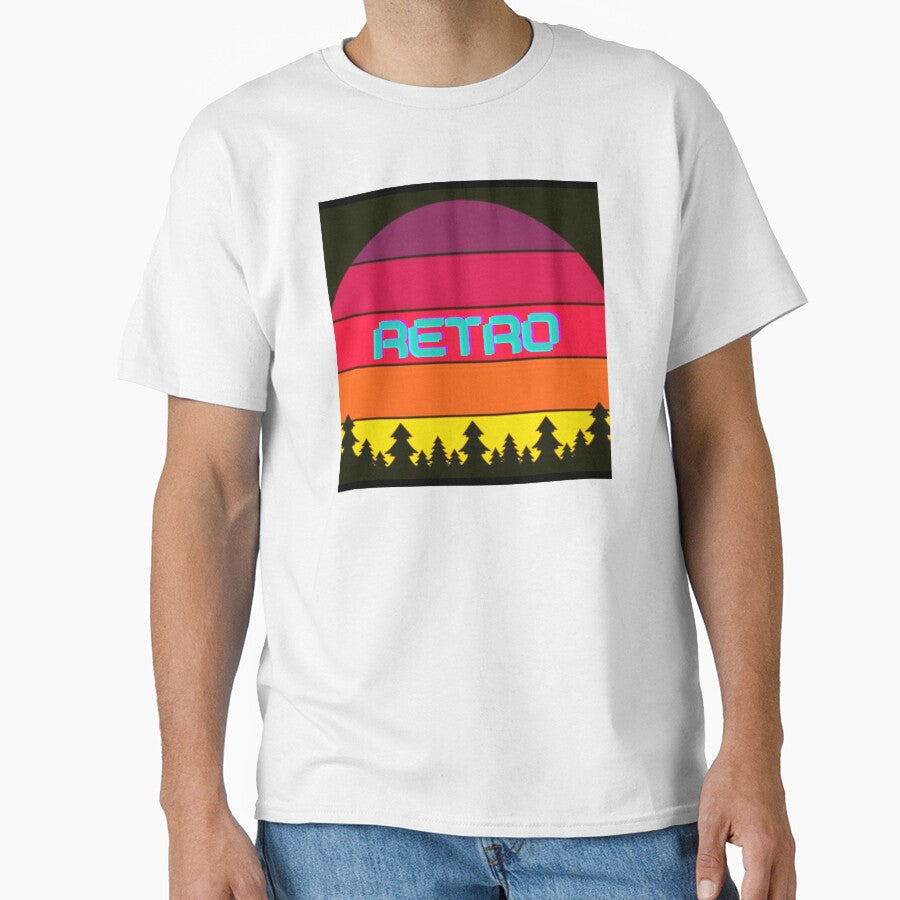 Retro Sunset Slim fit Tshirt. by shashank248